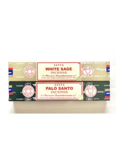 Buy White Sage & Palo Santo Incense Sticks Pack of 1 Each in UAE