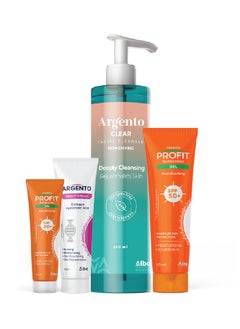 Buy Profit Gel 60ml + Argento Clear 200ml + Profit Gel 25ml + Argento Night 30gm in Egypt