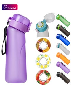 Buy Flavored Water Bottle, Air Up Water Bottle with Flavor Pods, Air Up Flavor Water Bottle, Water Bottle for Kids, Air Up (New Purple - 1 bottle (750 ml) + 3 pods in random flavors) in UAE