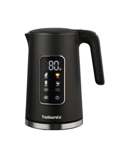 Buy Telionix Digital Kettle, 1.7L Capacity, 360° Rotating Electric Connector, Blue Light Ring, Strix Controller, Automatic Shut-Off, Boil Dry Protection, 1350W Power in UAE