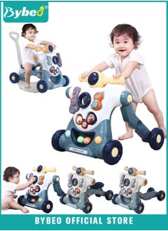 Buy 6 in 1 Babies Learning Walker, Sit to Stand Baby Walkers, Multiple Toddler Activity Center, Adjustable Push Stroller, Toy Gift for Babies Boys Girls Toddlers in UAE