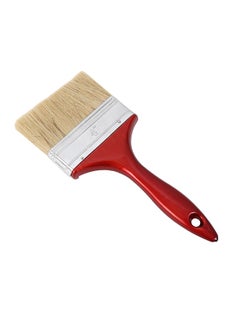 Buy Paint Brush -4inch- No Streaks Flat Trim Brush with Ergonomic Handle for High Precision Control -for DIY Professional Interior Exterior Home Improvement for Latex and Oil Paints & Wood Stains in Saudi Arabia