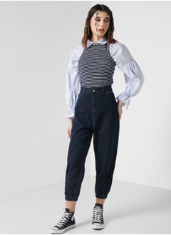 Buy Urban Minx Jeans With Cuffed Hem in Saudi Arabia