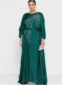 Buy Embellished Cape Sleeve Jalabiya in Saudi Arabia