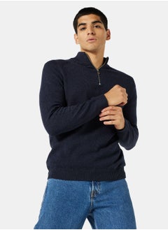 Buy Edward Knit Half Zip Sweater in UAE