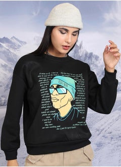 Buy Graphic Print Oversized Sweatshirt in Saudi Arabia