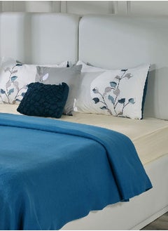 اشتري BV Fleece Blanket, Blue - 200x220 cm في الامارات