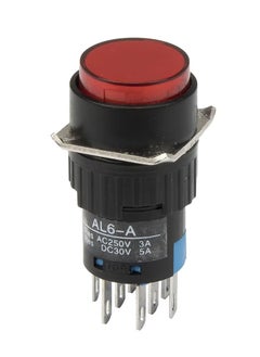 Buy KNP AL6Y-A1 24V Red On-Off Round Push Button Switch is a compact illuminated switch designed for control circuits It features an easy-to-use push button mechanism making it ideal for on-off control in various electrical devices and panels. in UAE