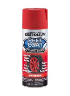 Buy Rustoleum Peel Coat Red 11Oz Matte in UAE