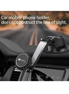 اشتري ProOne PHL1180 Magnetic Car Dashboard Phone Holder | Neodymium Magnet | 360° Rotation | Compatible with Phones Up to 6 inches في الامارات