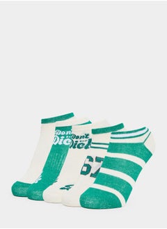 اشتري Set of 5 - Printed Detail Ankle Length Socks في السعودية