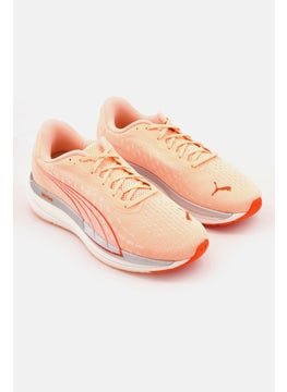 Buy Women Magnify Nitro Lace Up Sport Shoes, Orange in Saudi Arabia