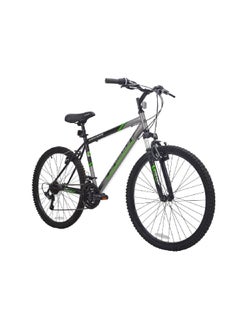 Buy 21-Speed Setting Shogun Shockwave Aluminium Bike Black and Grey 26 Inch 92660 in Saudi Arabia