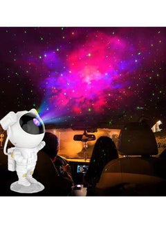 اشتري Star Projector Galaxy Night Light Bluetooth Rechargeable- Astronaut Starry Nebula Ceiling LED Lamp with Timer and Remote,Kids Room Decor Aesthetic, 360°Rotation Magnetic Head light في السعودية