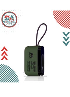 Buy Majentik Power Bank MJ-13 10000 MAh dark green in Egypt