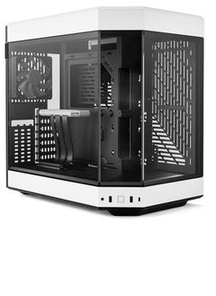 اشتري HYTE Y60 Modern Aesthetic Mid-Tower ATX Gaming PC Case, Panoramic Tempered Glass Design, Dual Chamber, 360mm Radiator Support, Black/White | CS-HYTE-Y60-BW في الامارات