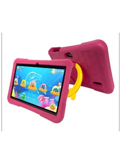 Buy K1 Kids Tablet 7-inch Wi-Fi, 4GB RAM + 128GB ROM, Android 13.0-Pink in UAE