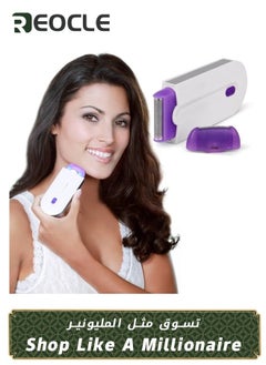 Buy Electric Professional Painless Hair Removal Machine Painless Hair Removal Trimmer Touch Epilator USB Rechargeable for Face & Body in Saudi Arabia