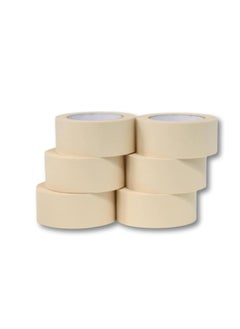 اشتري Libra Heavy Duty Masking Tape (Ivory,2in x 30 Yard) Pack of 6 في الامارات