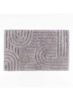 Buy Caro Bath Mat, Grey in UAE