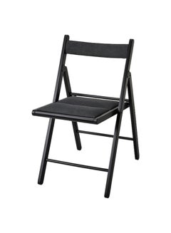 Buy Folding chair, black/Knisa dark grey in Saudi Arabia