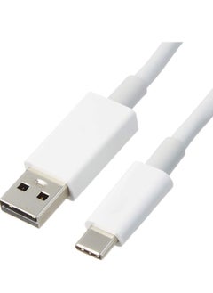 Buy Usb Type C To Usb A Male 3.1 Gen2 Cable 3.4 Feet 1 Meters White in UAE