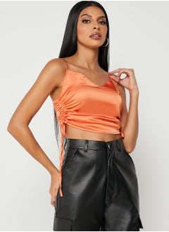 Buy Ruched Detail Cami Top in Saudi Arabia