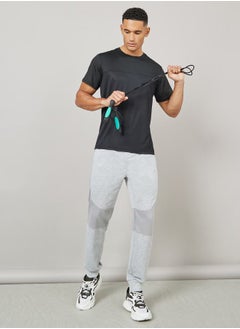 Buy Zipper Pockets Pintuck Panel Training Trackpants in Saudi Arabia