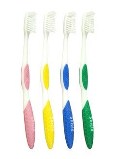 Buy Shield Care Toothbrush Anti-BAC, Keeps The Filament Surface Clean (Expert Care - Soft Bristles) Adult - 4 Count (Pack of 1) in UAE