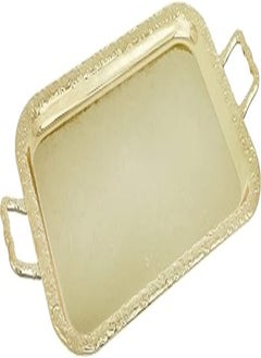 Buy Queen anne medium oblong tray/handles gold 4/6220/2 in Egypt