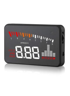 اشتري Heads up Display for Car Upgrade Digital Speedometer HD Projection With Speed Tacho Water Temperature Altitude Driving Direction Warning Function For Most Vehicles After 2008 في السعودية