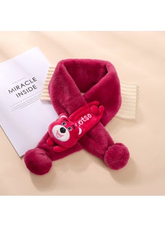 Buy Kids Cartoon Dragon Plush Scarf Winter WarmRose bear Rose bear in UAE