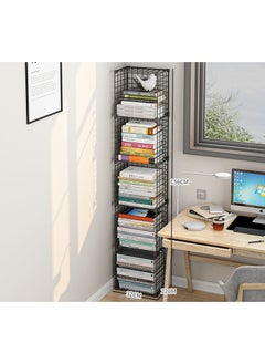 Buy 5-Cube Bookcase Storage Rack Bookself Storage Organizer in Saudi Arabia