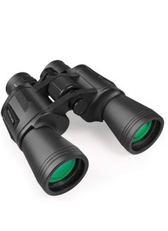 Buy 20x50 Binoculars for Adults High Powered, Military Compact HD Professional/Daily Waterproof Binoculars Telescope for Bird Watching Travel Hunting Football Games Stargazing with Carrying Case and Strap in UAE