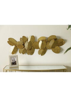 Buy Bart Wall Decor Gold 105x40cm in UAE