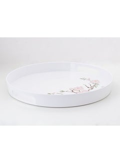 Buy Bright Designs Melamine Round Tray 
Set of 1 (D 38cm) Cherry Blossom in Egypt