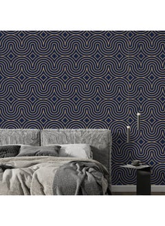 اشتري Japanese Patterns Fabric Wallpaper Covers An Area ​​Up To 4.2Mx3M With Adhesive And Smoothing Tool في مصر