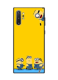 Buy Protective Case Cover For Samsung Galaxy Note10 Plus 5G Minions Design Multicolour in UAE