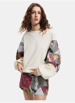 Buy Sweatshirt with printed sleeves M. Christian Lacroix in Egypt