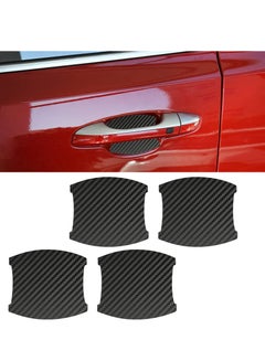 Buy Door Handle Cup Protection Sticker, Magnetic Carbon Fiber Door Bowl Protector Door Cup Anti-Scratch Protection Cover Sticker Scratch Protection TPU Universal for Cars, Suvs, Trucks, Etc. (4 Pieces) in UAE