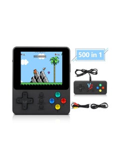 Buy 2 Players Mini Handheld Game Console 500 in 1 LCD Screen And Support TV Output in Saudi Arabia