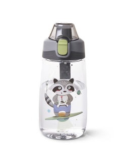Buy Water Bottle For Kids BPA Free Non-Toxic, Plastic Homemade Juice Bottle, Milk, Chocolate Cold Drinks with Leak Proof Flip Top Lid Design 500ml in UAE