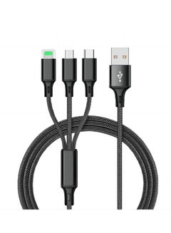 Buy 3 in 1 USB Phone Charger Cable 5A Fast Charging Cable 2M in Saudi Arabia