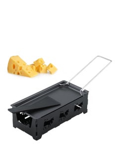 Buy Cheese Raclette, Cheese Melter Raclette Grill, Portable Non-Stick Candlelight Raclette Pan, with Spatula and Foldable Handle, Barbecue Home Kitchen Grilling Tool, for Home Kitchen in UAE