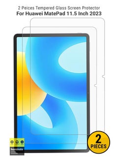 Buy 2 Pieces Tempered Glass Screen Protector For Huawei MatePad 11.5 Inch 2023 Clear in Saudi Arabia