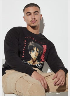 Buy Eren Yeager Graphic Sweatshirt in Saudi Arabia