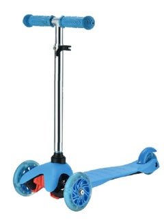 Buy 3 Wheels Kick Foldable Scooter For Kids Age 3-7 Years, Blue Colour in Saudi Arabia