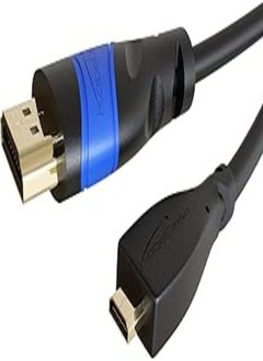 اشتري KabelDirekt – 5m Micro HDMI to HDMI Cable compatible with (HDMI 2.0a/b, 2.0, 1.4a, HDMI to HDMI, 4K@60HZ,1080p FullHD, UHD, Ultra HD, 3D, High Speed with Ethernet, ARC, PS4, XBOX, HDTV) في مصر