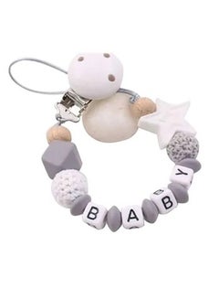 Buy Soft Silicone Bpa Cartoon Modern Design, Fashionable Baby Pacifier Clips Holder Chain in UAE