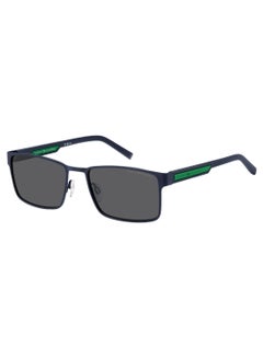 Buy Men's UV Protection Rectangular Shape  Sunglasses TH 2087/S GREY 40 - Lens Size: 39.6 Mm - Mtt Blue M in UAE